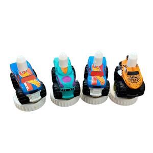 4 Good2Grow Hot Wheels Monster Jam Truck Toppers Raceace Tiger Shark Megawrex